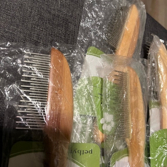 Dog bamboo comb - Picture 4 of 5